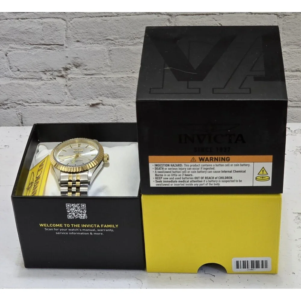 Invicta Specialty Musenova Womens Watch 36mm Two Tone Steel Gold 29401 Brand New